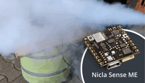 Using AI-based Sensor Fusion for Smoke Detection