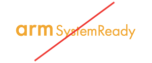 Examples of incorrect use of the Arm SystemReady logo