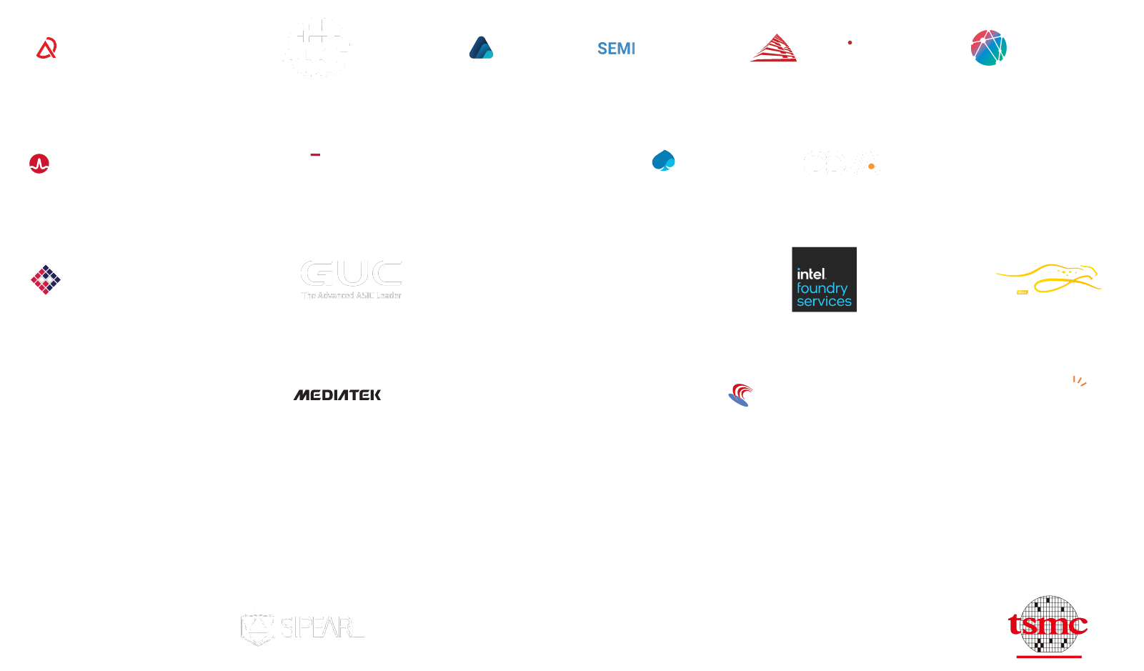 Arm Total Design Partner logo wall